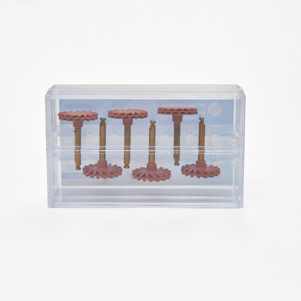 Полир EVE Politec  Twist медиум розовый набор 6 шт. Полир EVE Politec  Twist медиум розовый набор 6 шт.