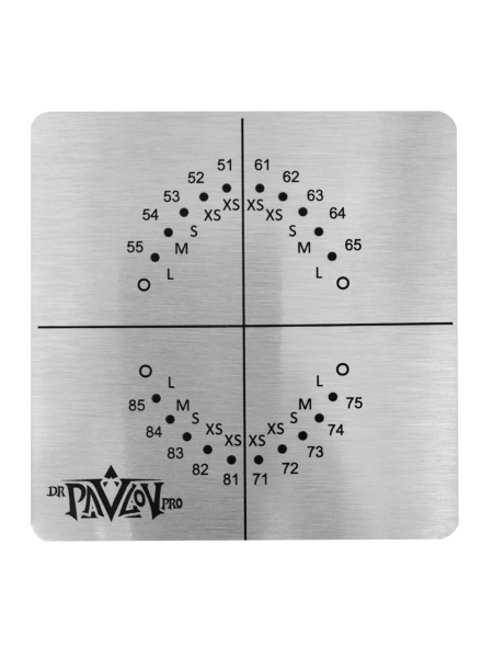 Шаблон для коффердама металл. детский